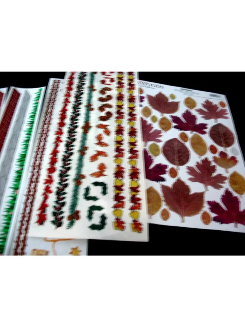 Lot Halloween, Autumn, Winter, & Gr Lengths Paper&Stickers